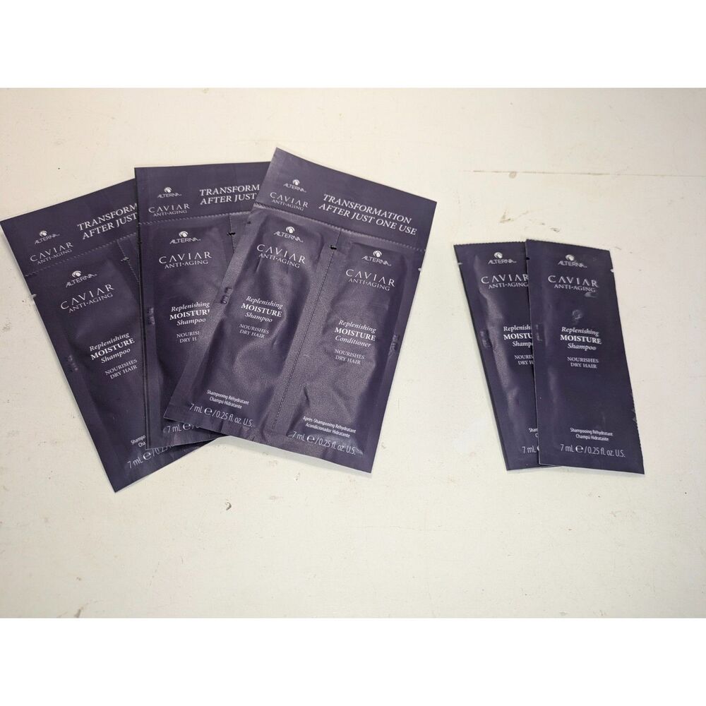 ⭐3/$30⭐ Alterna Caviar Moisture Shampoo & Conditioner Lot of 5